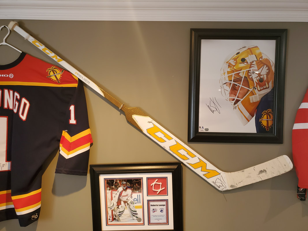 Ed Belfour Game Used and Signed Hockey Stick. One of the premier