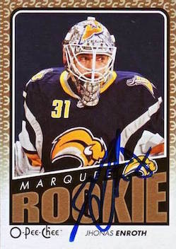 OPC Marquee Rookie Auto Jhonas Enroth