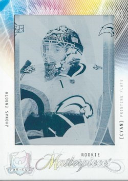 UD The Cup Rookie Masterpieces Trilogy Cyan Printing Plate 1/1