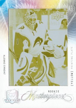 Upper Deck The Cup Rookie Masterpieces Black Diamond Rookie Gems Yellow Printing Plate 1/1