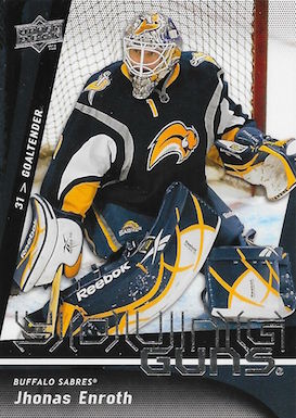 Jhonas Enroth 2009-10 Upper Deck Young Guns Hockey card Buffalo Sabres