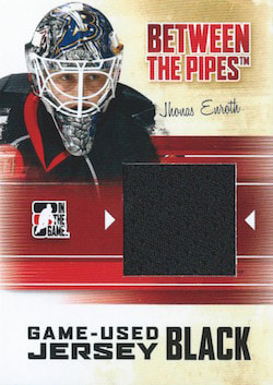 2010-11 ITG Between The Pipes Game-Used Jersey Black