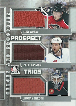 ITG Heroes And Prospects Trios Silver Portland Pirates