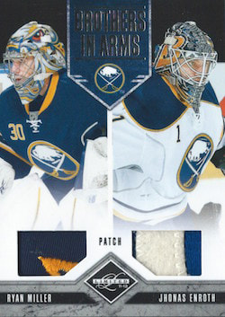 Limited Brothers In Arms Patch /10 Ryan Miller Jhonas Enroth