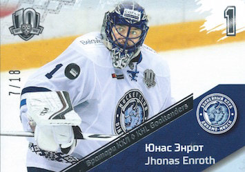 SeReal KHL Exclusive Collection Jhonas Enroth KHL Goaltenders /18
