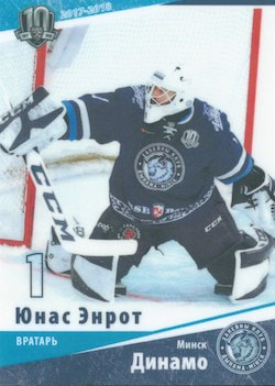 Enroth KHL My Sport Collection Card MSC Энрот