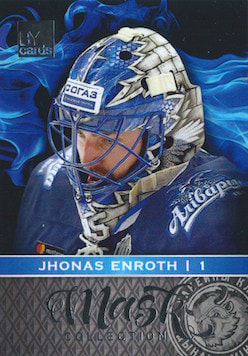 2018 BY Cards Mask Collection Dinamo Minsk Jhonas Enroth