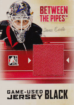 ITG Between The Pipes Game-Used Jersey Black