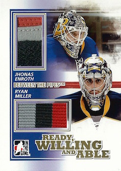 ITG Between The Pipes Ready Willing And Able Gold Enroth Miller /10