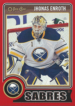 OPC Red Wrapper Redemption Parallel Canada Enroth Buffalo Sabres
