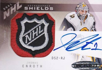 Jhonas Enroth The Cup NHL Shield Auto 1/1