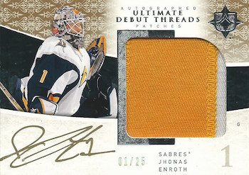 Ultimate Debut Threads Autographed Patch /25