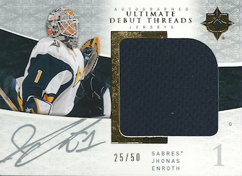 Ultimate Debut Threads Jersey Autograph /50