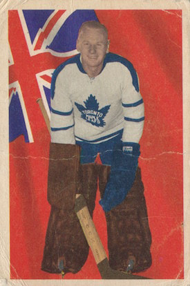 1963-64 Parkhurst Johnny Bower Maple Leafs
