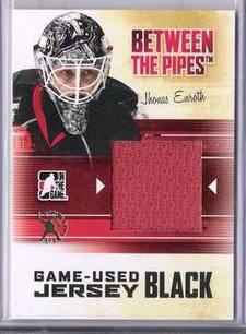 ITG Between The Pipes Game-Used Jersey Black 2011 Toronto Spring Expo Show Stamp 1/1