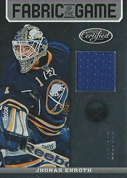 Panini Certified Fabric of The Game /299 Enroth