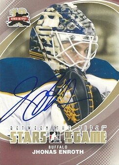 ITG BTP Stars of The Game Autographed Jhonas Enroth