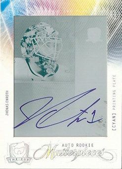 Upper Deck The Cup Rookie Masterpieces The Cup RPA Cyan Printing Plate 1/1