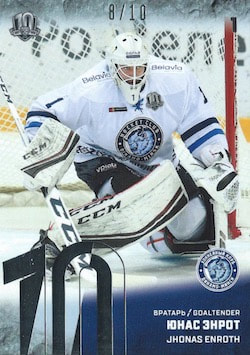 SeReal KHL 10th Season Silver Enroth /10 Энрот