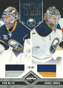 Limited Brothers In Arms Prime /25 Ryan Miller Jhonas Enroth