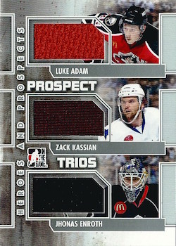ITG Heroes And Prospects Trios Silver Portland Pirates /50