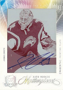 Upper Deck The Cup Rookie Masterpieces SP Authentic Magenta Autographed Printing Plate 1/1