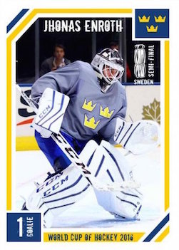 Enroth World Cup of Hockey 2016 Sweden