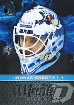 2019-20 BY Cards Dinamo Minsk Jhonas Enroth Mask Collection