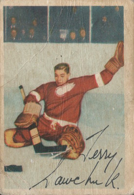 1953-54 Parkhurst Terry Sawchuk Red Wings